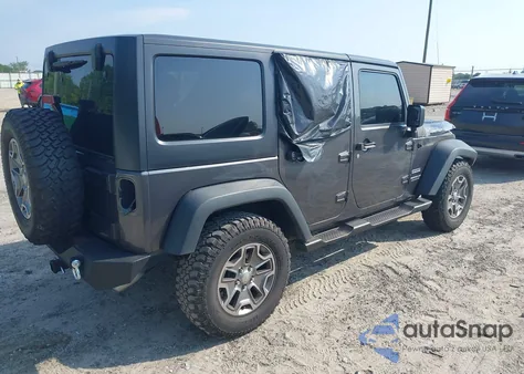 2017 Jeep Wrangler Unlimited Sport 4X4 from USA, damaged, VIN 1C4BJWDGXHL613043